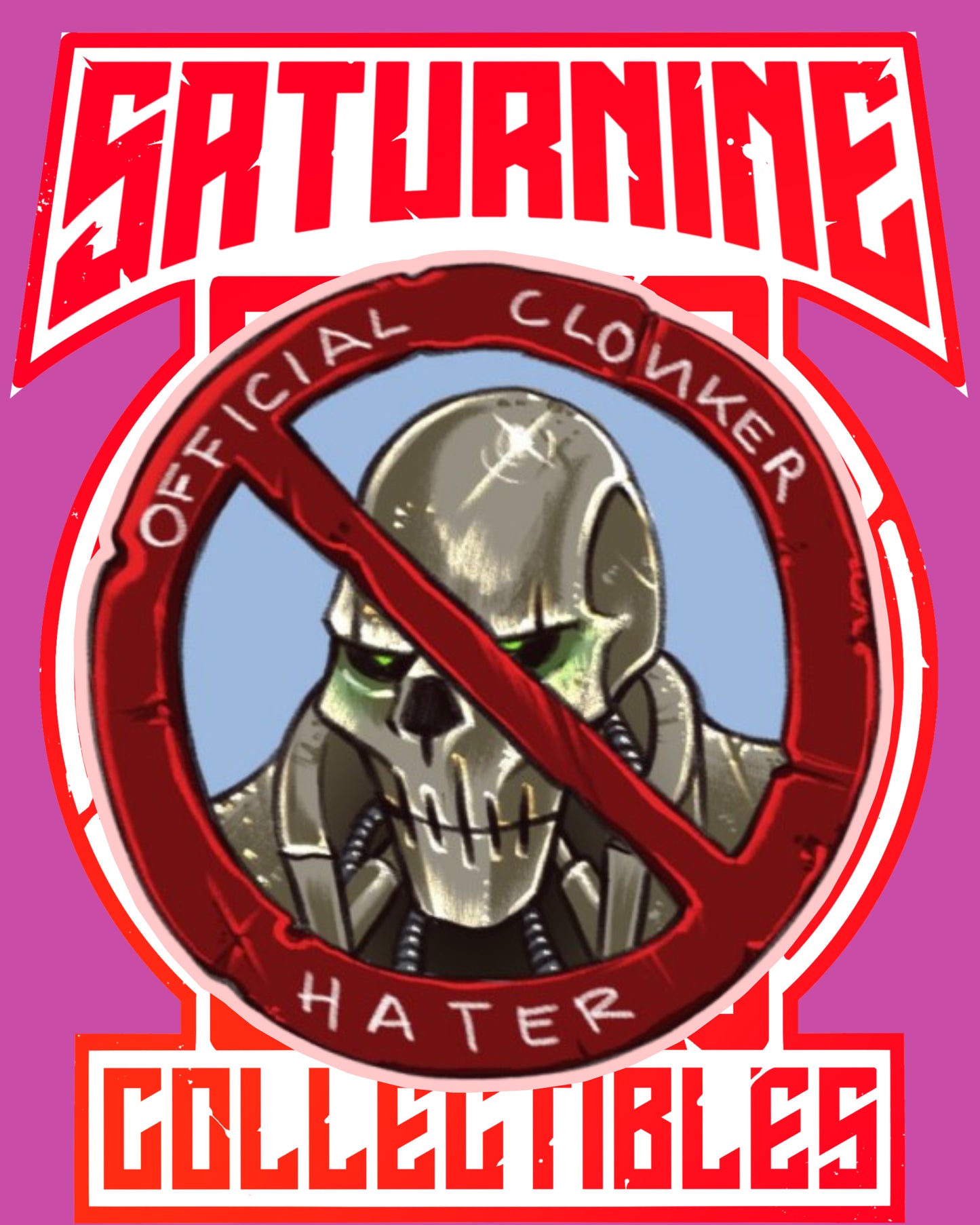 Clonker Hater sticker