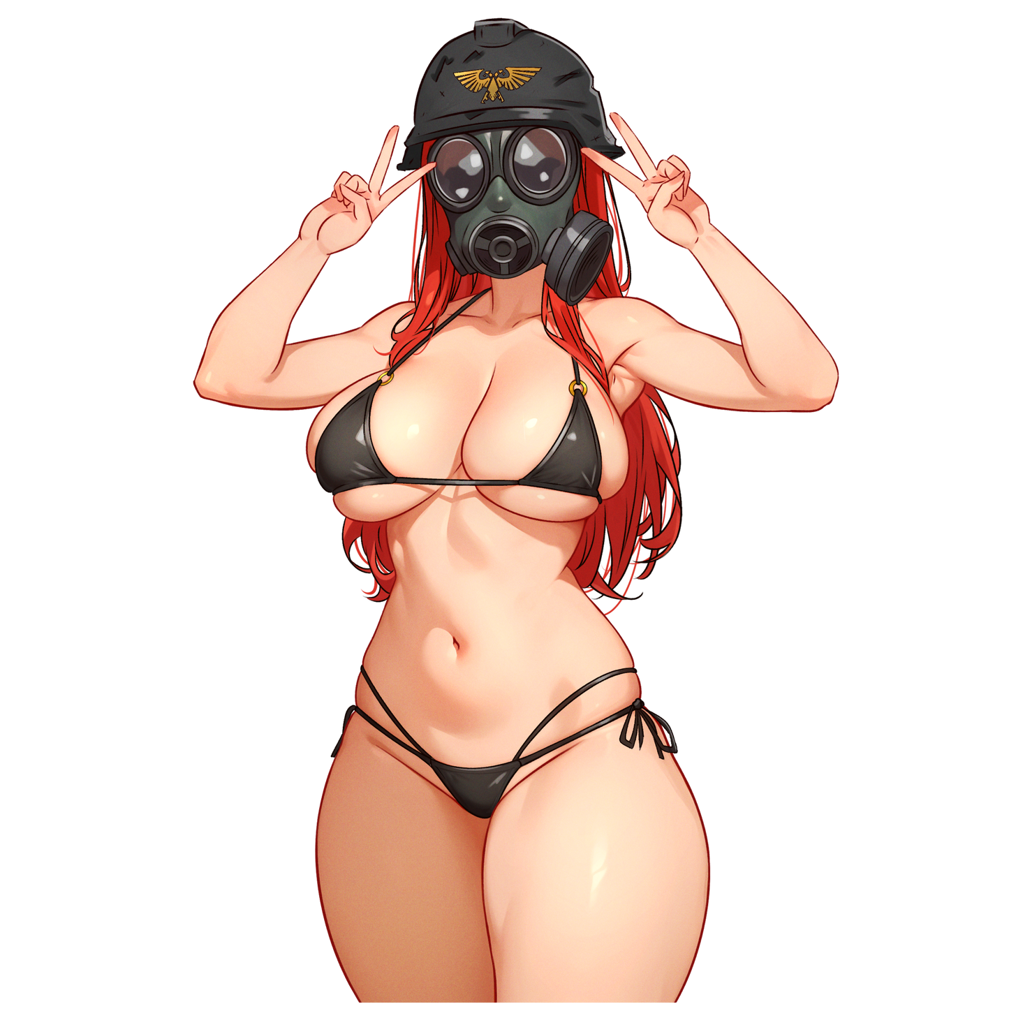 Happy Gas Mask Noises 2 - Sticker